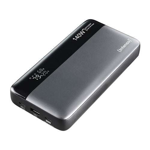 Power bank Intenso HE25000 25,000 mAh, PD 3.1, fast charging, 3x USB (gray/black)
