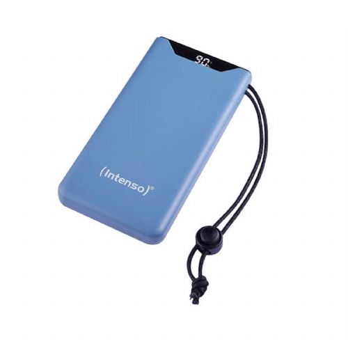 Power bank Intenso F10000 blue, 10,000 mAh, fast charging, PD 3.0, USB-C/USB-A, LCD display