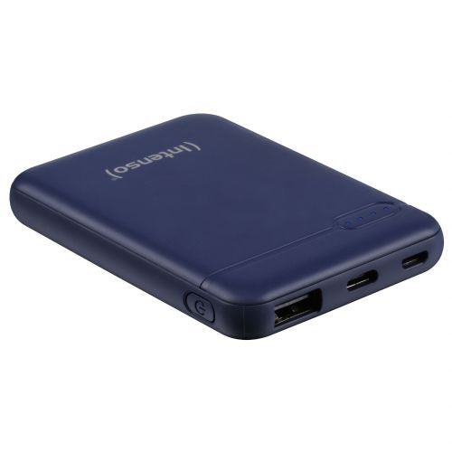 Power bank Intenso XS5000 5000 mAh, blue, USB-C/micro USB, 2 outputs, Li-polymer