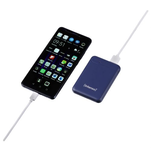 Power bank Intenso XS5000 5000 mAh, blue, USB-C/micro USB, 2 outputs, Li-polymer