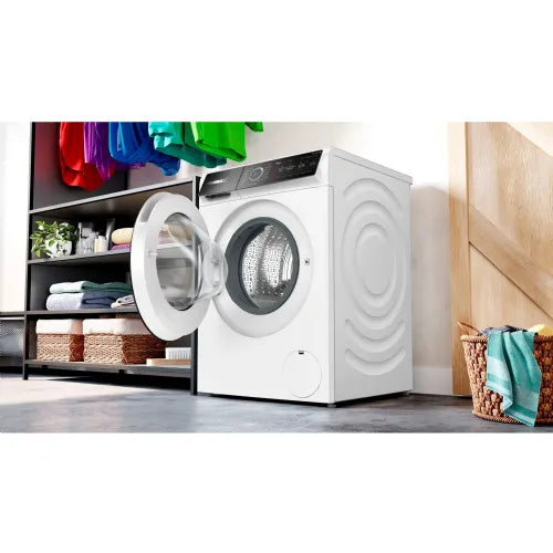 Pralni stroj Bosch WGB244040, Serija 8, 9 kg, 1400 obr./min, Home Connect, 59,8 x 84,5 x 59 cm, belo-črn