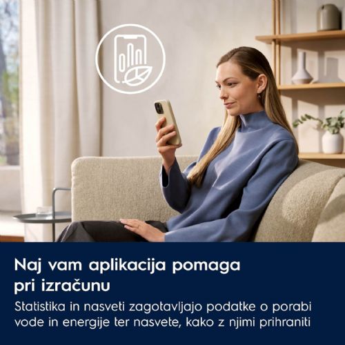 Pralno sušilni stroj Electrolux EW8W4402QE, 11+7 kg, WiFi, inverter motor, 59,7 x 84,7 x 63,6 cm