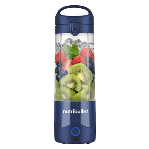 Prenosni mešalnik Nutribullet NBP003NBL, za 0,47 L, na baterije, modra