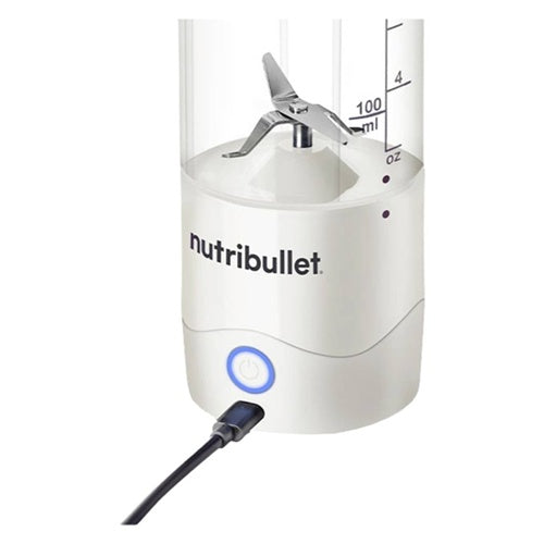 Nutribullet NBP003W portable blender, for 0.47 L, battery-operated, white
