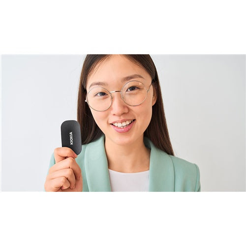 Prenosni zunanji SSD Kioxia Exceria Plus G2 Portable 1 TB (črn, USB-C 3.2 Gen 2 (10 Gbit/s))