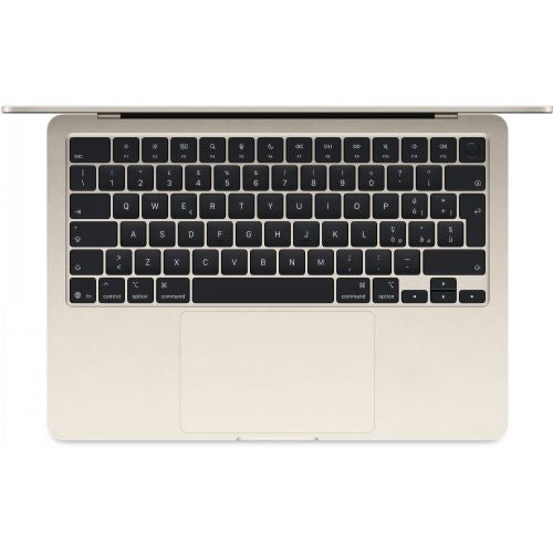 Prenosnik Apple MacBook Air M4 z 10 CPU + 10 GPU/16 GB/SSD 512 GB NVMe/34,54 cm (13,6")/DE/MacOs, Starlight