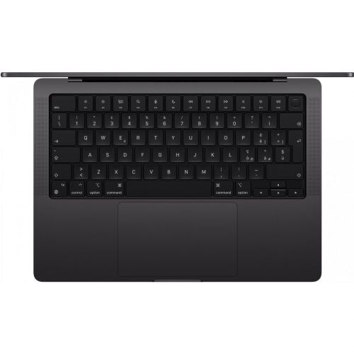 Prenosnik Apple MacBook Pro M4 Pro s 12 CPU + 16 GPU/24 GB/SSD 512 GB NVMe/36,1 cm (14,2")/DE/MacOS, črna