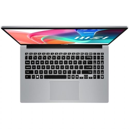 Prenosnik MSI Modern 15 F1MG-652XHR Intel Core 7 / 16GB / 512GB SSD / 15.6" FHD IPS-level / Intel Graphics / Windows 11 Home / srebrni