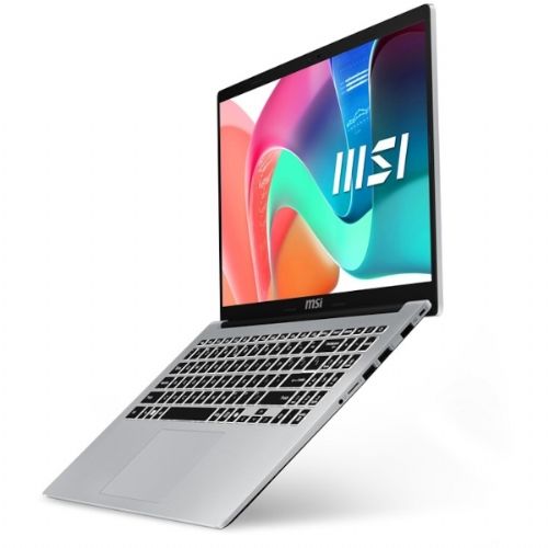 Prenosnik MSI Modern 15 F1MG-652XHR Intel Core 7 / 16GB / 512GB SSD / 15.6" FHD IPS-level / Intel Graphics / Windows 11 Home / srebrni