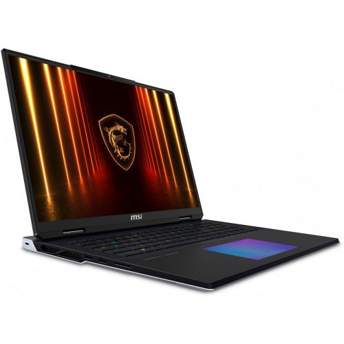 Prenosnik MSI Titan 18 HX AI A2XWJG-656 Intel® Core™ Ultra 9 285HX, 45,8 cm (18"), 64 GB DDR5, 6 TB SSD, 1000 cd/m2, 4K Mini LED, DE, RTX 5090, Windows 11 Pro, črna/srebrna