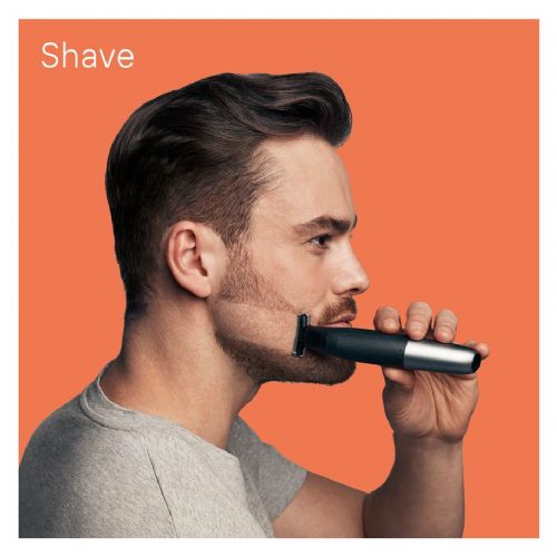 Prirezovalnik brade Braun Series X XT5200 Face+Body+Travel, črna/srebrna