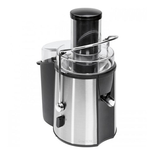 Clatronic AE 3532 professional automatic juicer, 1,000 W, stainless steel/black