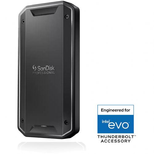 Profesionalni zunanji SSD Pro G40 1TB Thunderbolt 3 40 Gbps USB-C 10 Gbps Ultra robusten IP68 odpornost na prah/vodo