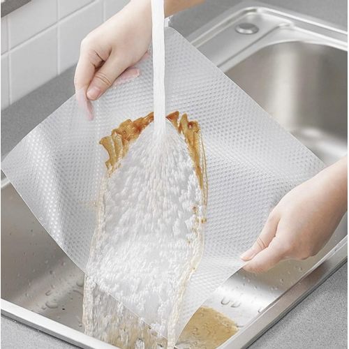 Transparent non-slip mat for kitchen drawers and shelves 300x50cm