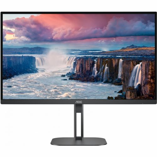 Monitor AOC Value-line Q27V5N/BK 68,6 cm (27"), 2560x1440 (QHD), VA, 300 cd/m2, 16:9 QHD VA 1ms 75Hz HDMI DP zvočnik črn