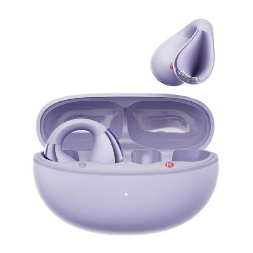 Slušalke QCY Crossky Clip T33 (vijolične)