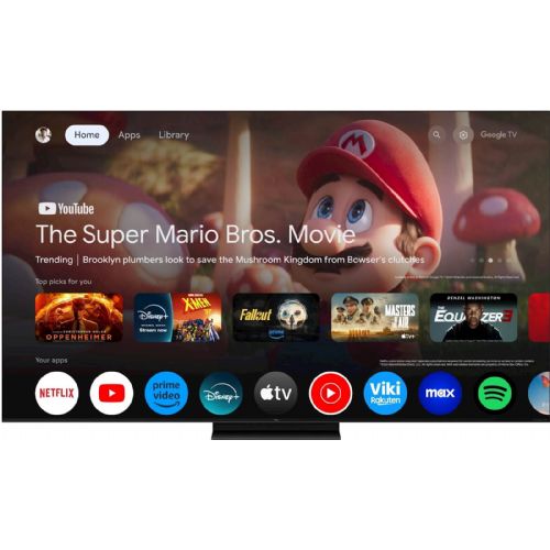 Televizor TCL 65C9K, 164 cm (65"), 4K QD-Mini LED, 144 Hz, Google TV, Dolby Atmos