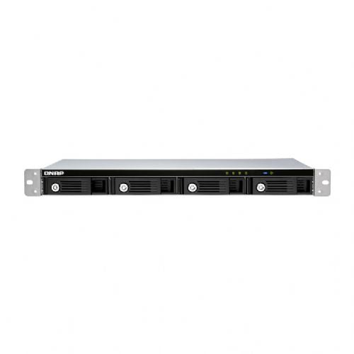 NAS sistem Qnap TR-004U 4-režno 1U rack, SATA 3,5", USB-C 3.2 Gen 1, strojna RAID podpora