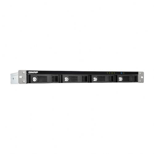 NAS sistem Qnap TR-004U 4-režno 1U rack, SATA 3,5", USB-C 3.2 Gen 1, strojna RAID podpora