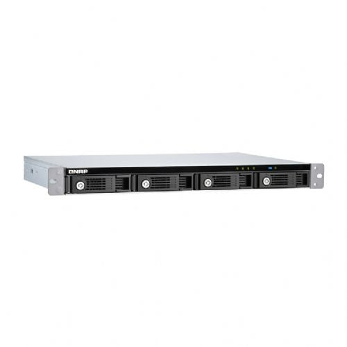 NAS sistem Qnap TR-004U 4-režno 1U rack, SATA 3,5", USB-C 3.2 Gen 1, strojna RAID podpora