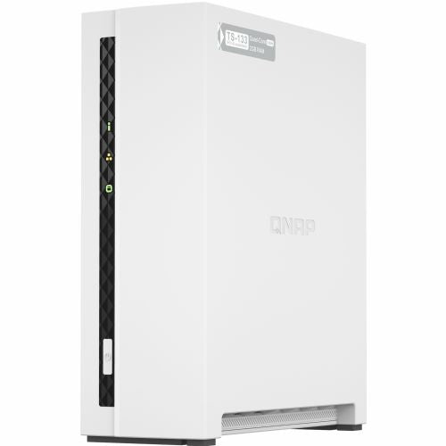 QNAP TS-133 1-režni ARM 1,8 GHz štirijedrni procesor 1xSATA 6 Gb/s 2 GB DDR4 1xGbE 1xUSB3.2 Gen1 in 1xUSB2.0