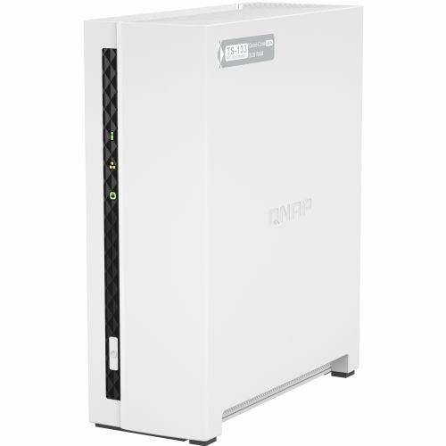 QNAP TS-133 1-režni ARM 1,8 GHz štirijedrni procesor 1xSATA 6 Gb/s 2 GB DDR4 1xGbE 1xUSB3.2 Gen1 in 1xUSB2.0