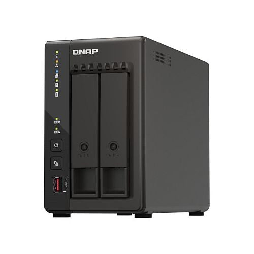 NAS sistem Qnap TS-253E 2 ležišči Intel Celeron J6412 2.6GHz 4× USB-A 36 mesecev garancije