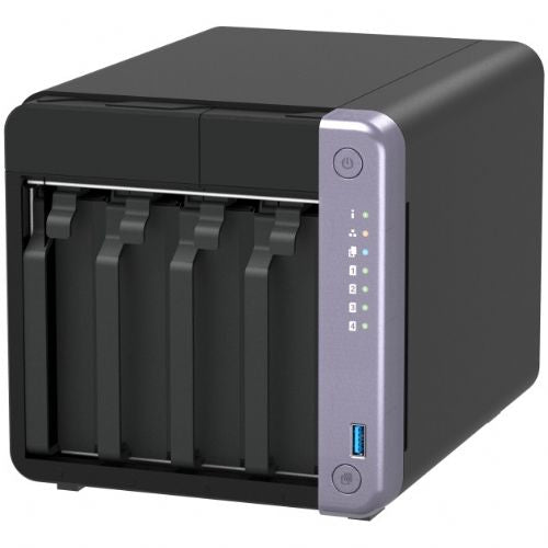 Nas sistem QNAP TS-432X-4G 4-bay NAS AL524 2,0 GHz štirijedrni 4 GB DDR4 SODIMM maks. 16 GB 10 GbE SFP+