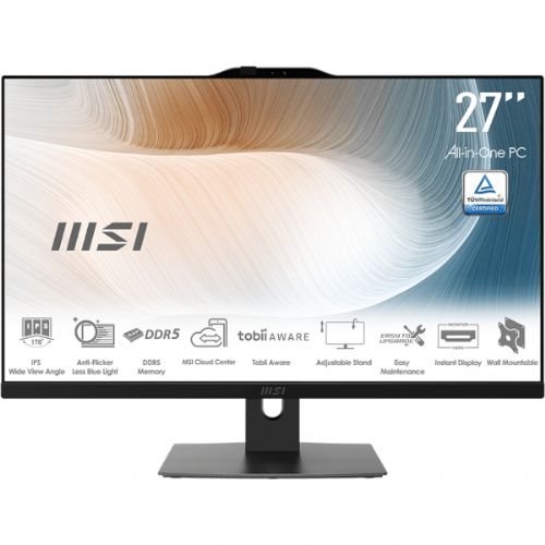 Računalnik MSI Modern AM272P 1M-1221XEU Core 7 / 16GB / 1TB SSD / 27" FHD / NoOS / črn