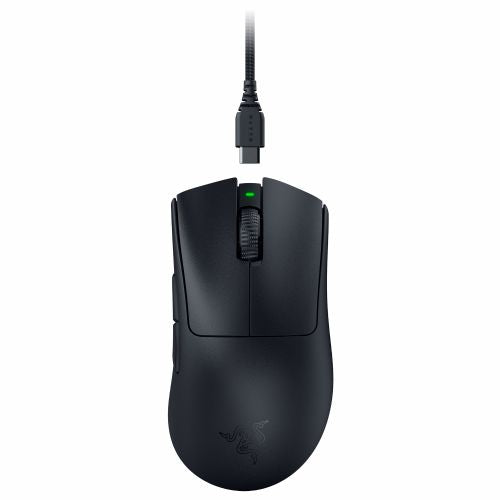 Miška Razer DeathAdder V3 Pro brezžična, 30000 DPI, 8000 Hz, optična, 6 programabilnih tipk, črna + HyperPolling ključek