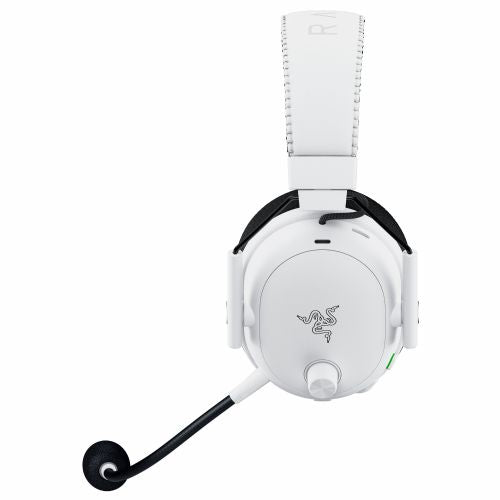 Slušalke Razer Blackshark V3 Pro brezžične/bela, THX Spatial Audio, odpravljanje hrupa, 70 ur baterije, snemljiv mikrofon