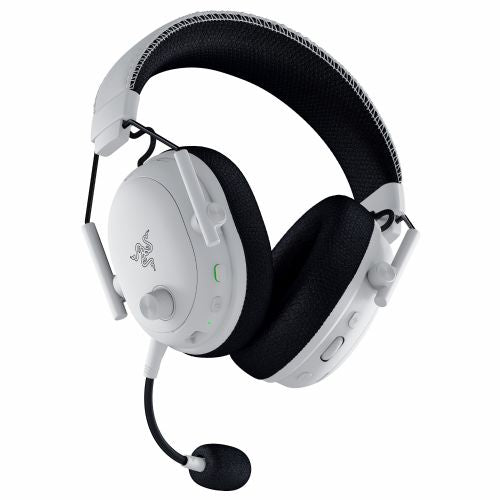 Slušalke Razer Blackshark V3 Pro brezžične/bela, THX Spatial Audio, odpravljanje hrupa, 70 ur baterije, snemljiv mikrofon