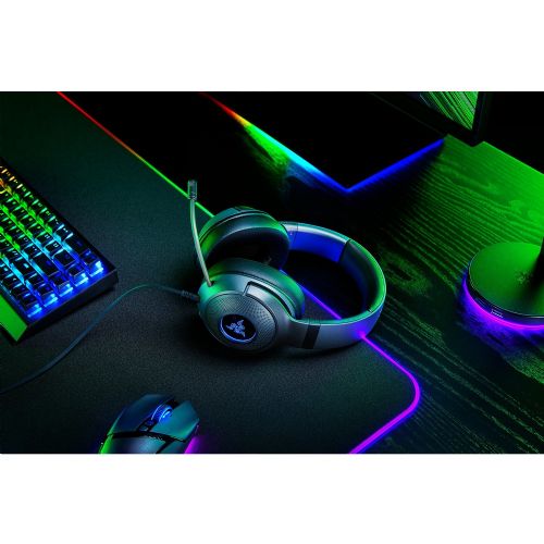 Razer Kraken V3 X žične igralne slušalke črne barve