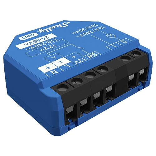 Relay Shelly 1 Gen3 (blue, 2 pieces)