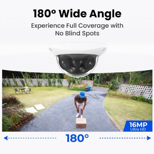 Reolink IP Kamera Duo serija P757 POE, 16MP, 180° stopinj, IK10 Odporna, Sled gibanja PCDUOB8K02
