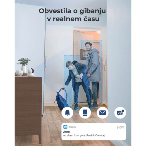 Reolink IP Kamera E serija E330 Wi-fi, Notranja, 5MP, Auto sledenje,Bela WCEP5MP04PTW