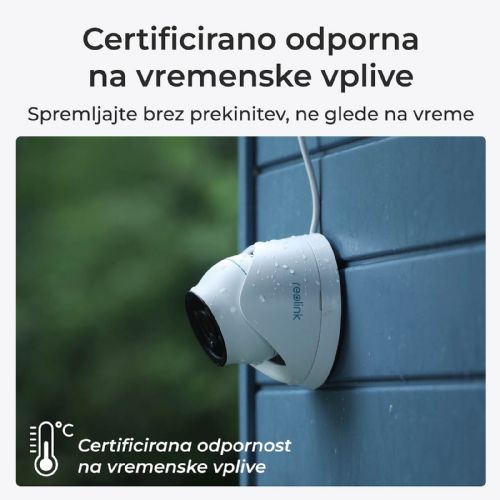 Kamera Reolink Ip serija P434 4K, Zunanja, Barvni nočni vid, 3x optični zoom, POE P434