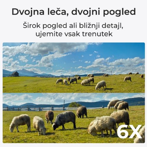 Kamera Reolink Trackmix Serija G770, IP, 4K, 8 MP, 4G LTE, samodejno sledenje, baterijska (B4GTMXPT4K09)