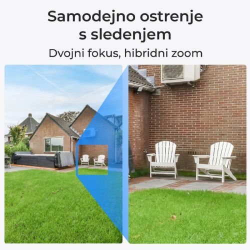Reolink IP Camera Trackmix Series P760 4K, Outdoor, Dual Lens, Auto Tracking, POE PCTMXPT4K01