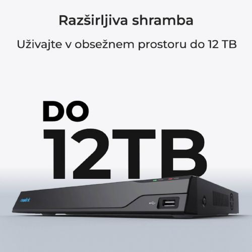 REOLINK NVR RECORDER NVS8-8MB4 4K, 8 channel NVR, 2TB HDD, 4x camera PS4KB01-8