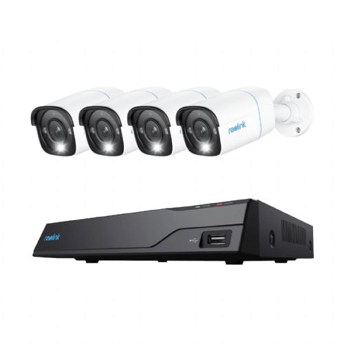 REOLINK NVR RECORDER NVS8-8MB4 4K, 8 channel NVR, 2TB HDD, 4x camera PS4KB01-8