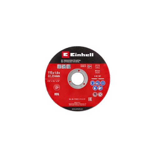 KWB cutting disc 115 x 1.0 mm aluminium oxide for metal, 5 pieces, for angle grinders