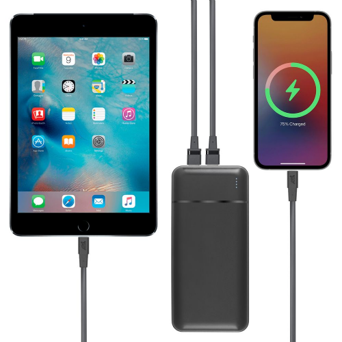 RIVACASE VA2103 QC / PD external battery powerbank 30,000 mAh 22.5W - black