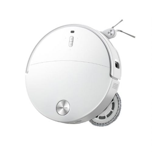 Roborock Qrevo Edge 2 Robot Vacuum Cleaner 25,000 Pa, Self-Cleaning Station, Reactive AI, Ultra-Slim Design, White