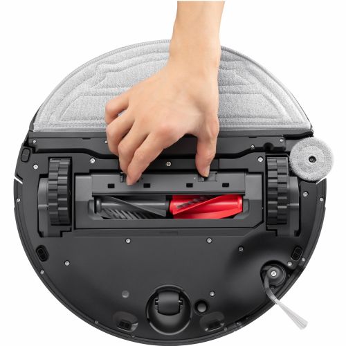 Robotski sesalnik Roborock Saros 10 črn, LiDAR navigacija, HyperForce 22.000 Pa, mokro brisanje, tihi način, Wi-Fi