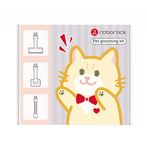 Brush and nozzle for Roborock vacuum cleaner set H60/F25 Combo, pet brush, hair removal nozzle, flexible hose, compatible with H60 and F25 models