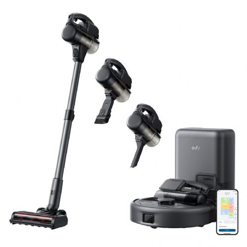 Robotski sesalnik Eufy E20 3 v 1, LiDAR navigacija, mokro brisanje, Wi-Fi, 8000 Pa, 150 min delovanja