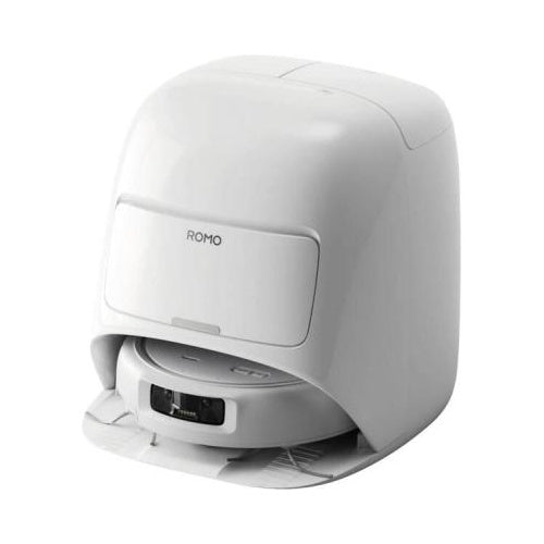 Robotski sesalnik DJI ROMO S bel, 25.000 Pa, 5.000 mAh, LiDAR, samodejno polnjenje, samočistilna bazna postaja, bela