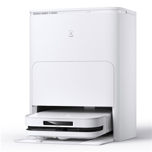 Robotski sesalnik Ecovacs Deebot X5 OMNI, vključno s postajo All-In-One OMNI, bela
