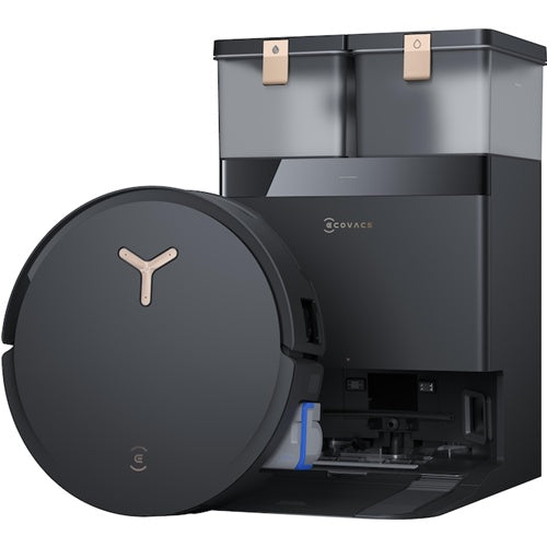 Ecovacs DEEBOT X8 PRO OMNI Robot Vacuum Cleaner, OMNI Station Included, Black